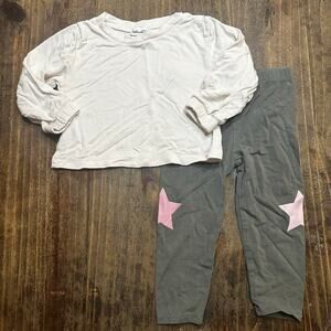 Splendid Baby Girl Outfit sz 6-12 months Star Leggings